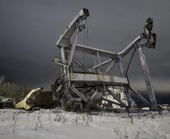 Демонтирован последний знаковый портовый кран на Стрелке в Нижнем Новгороде