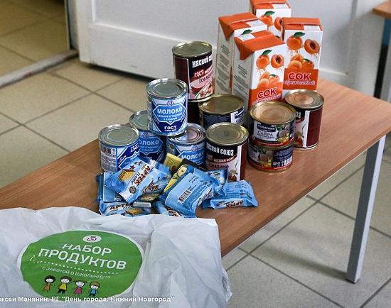 Для более 15 тыс. детей переданы продукты от ЕЦМЗ Нижнего Новгорода